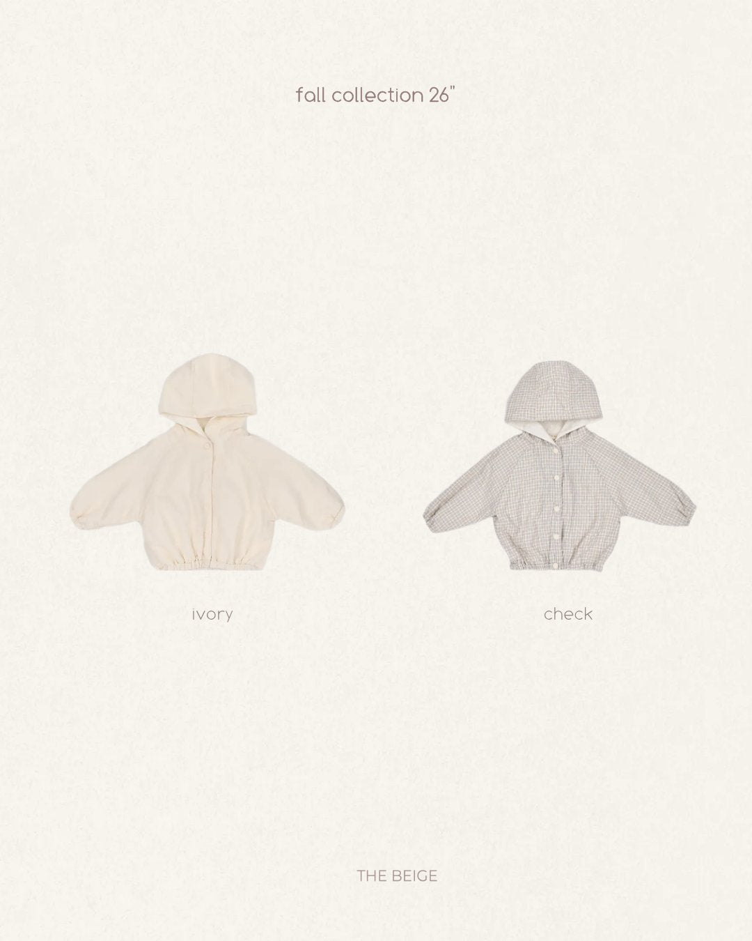 ［The beige］Bear Jumper