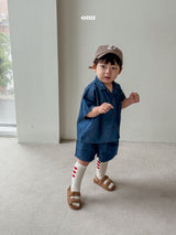 ［onu］Denim short pants
