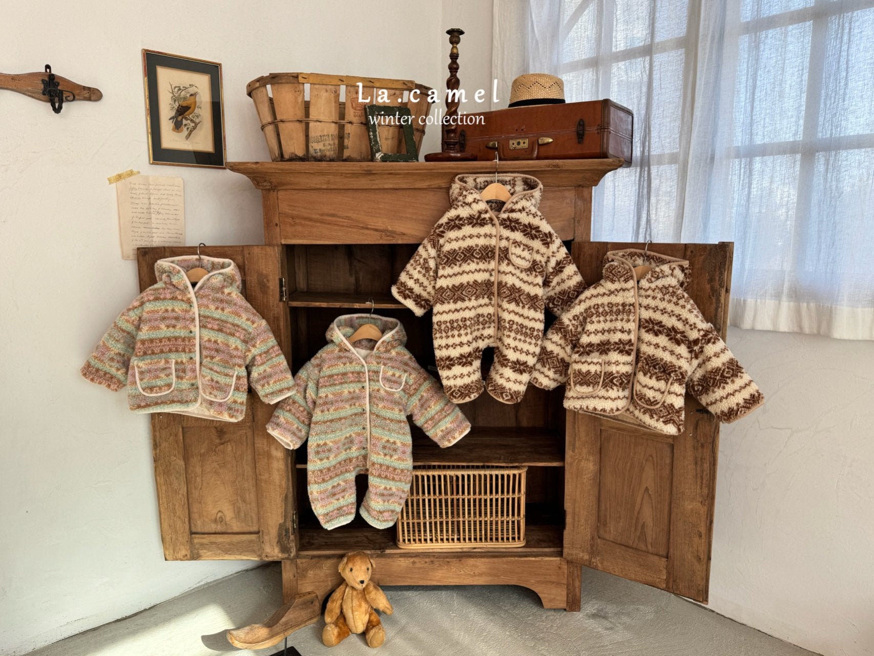 ［La.camel］Candy  reversible padding suit