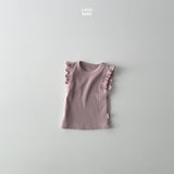［LINDO］Ruffle rib tee