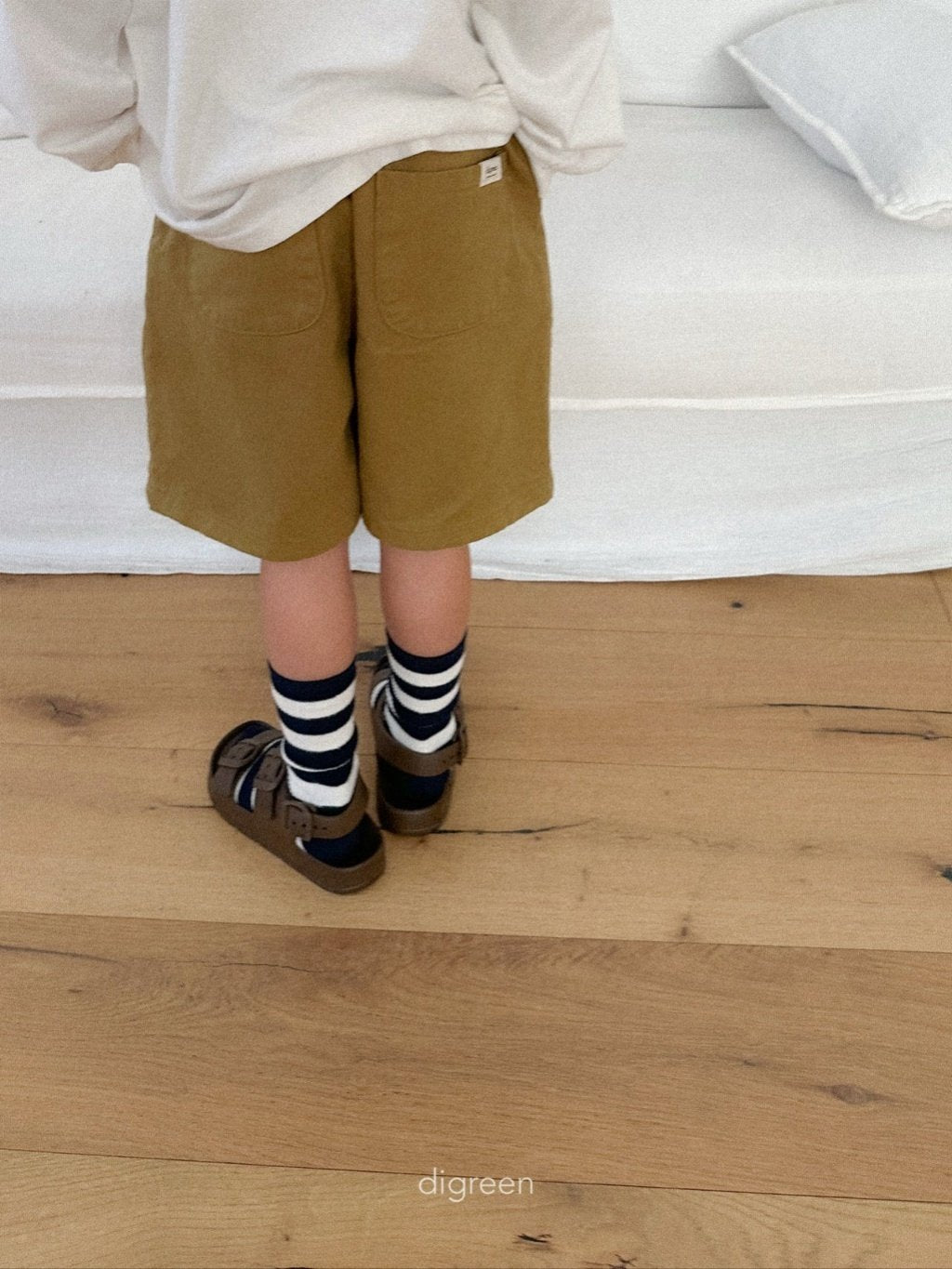 ［digreen］Minimal stripe socks set