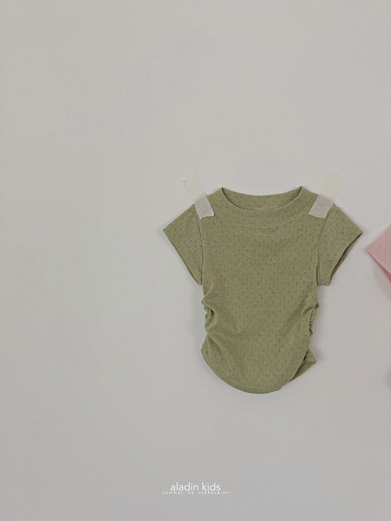 ［aladin］Eyelet shirring tops