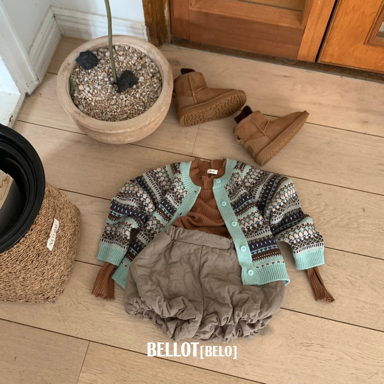 ［BELLOT］Mellow warm tops (kids)