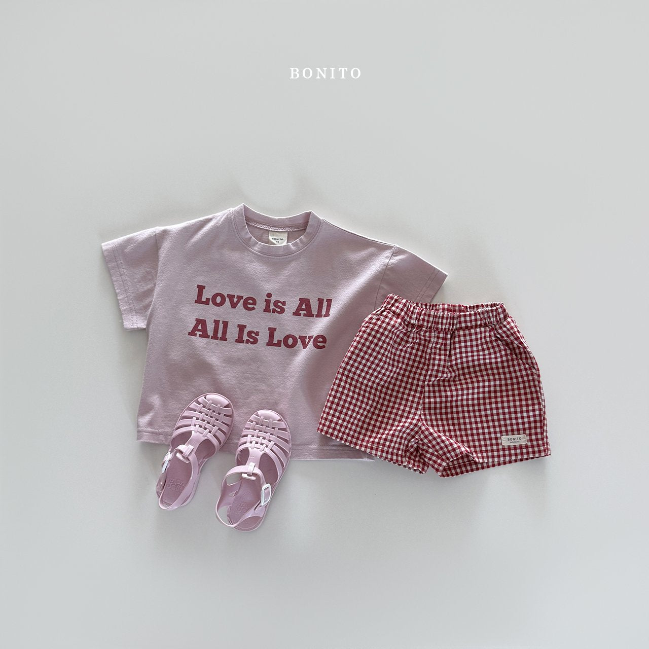 ［Bonito］Love is all tee (baby, kids, adult)
