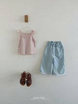 ［aladin］Lace denim pants
