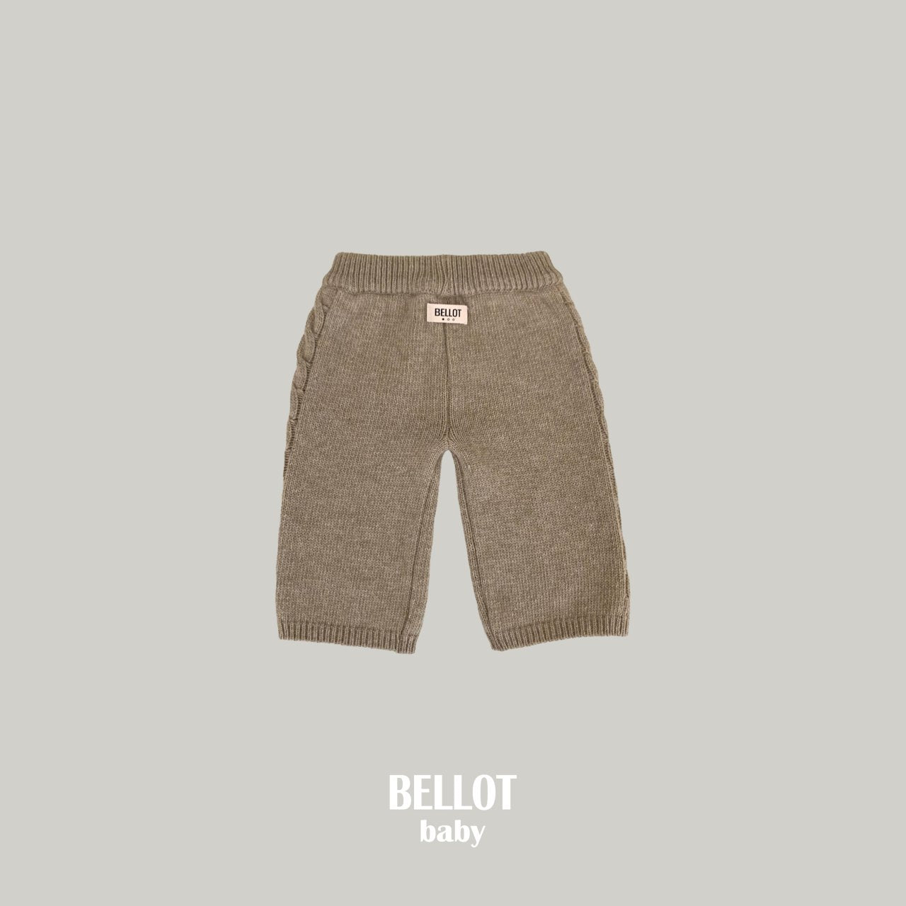 ［BELLOT］Berry cashmere knit pants (baby)