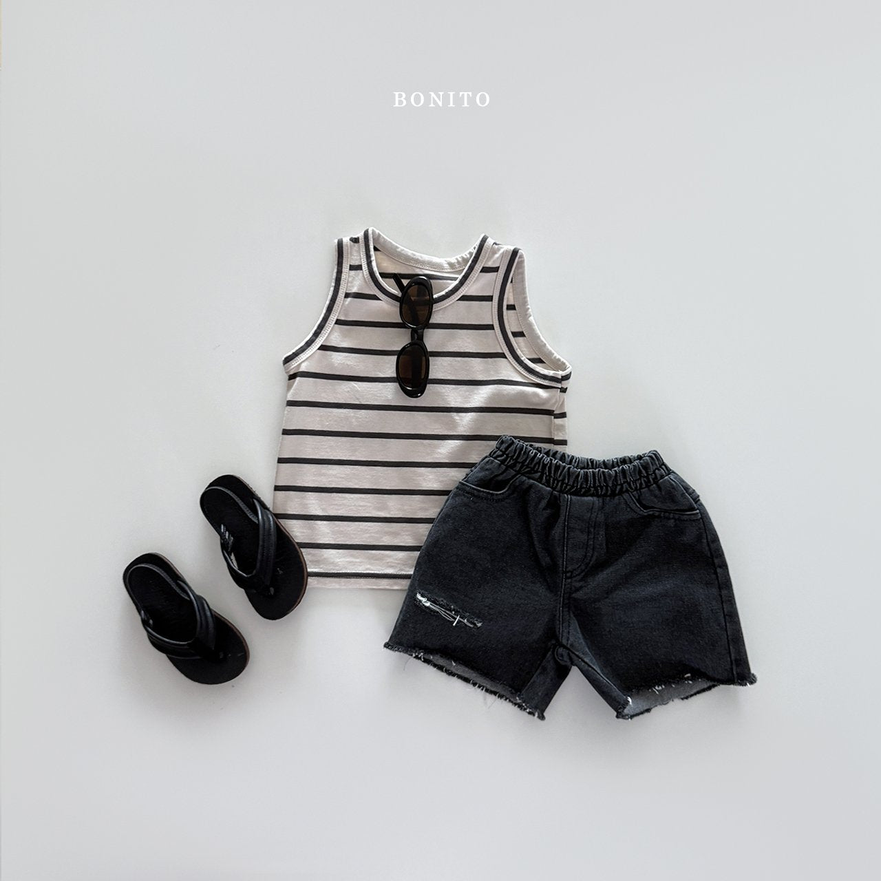 ［Bonito］Stripe sleeveless