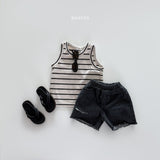 ［Bonito］Stripe sleeveless