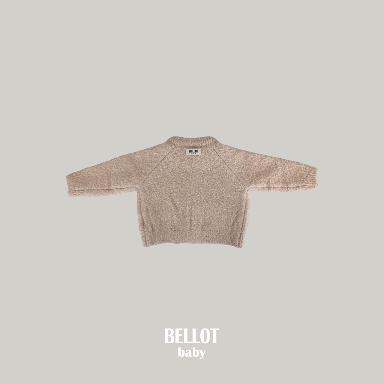 ［BELLOT］Curly alpaca cardigan (baby)
