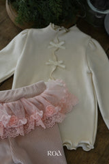 ［ROA］Rose ribbon tops