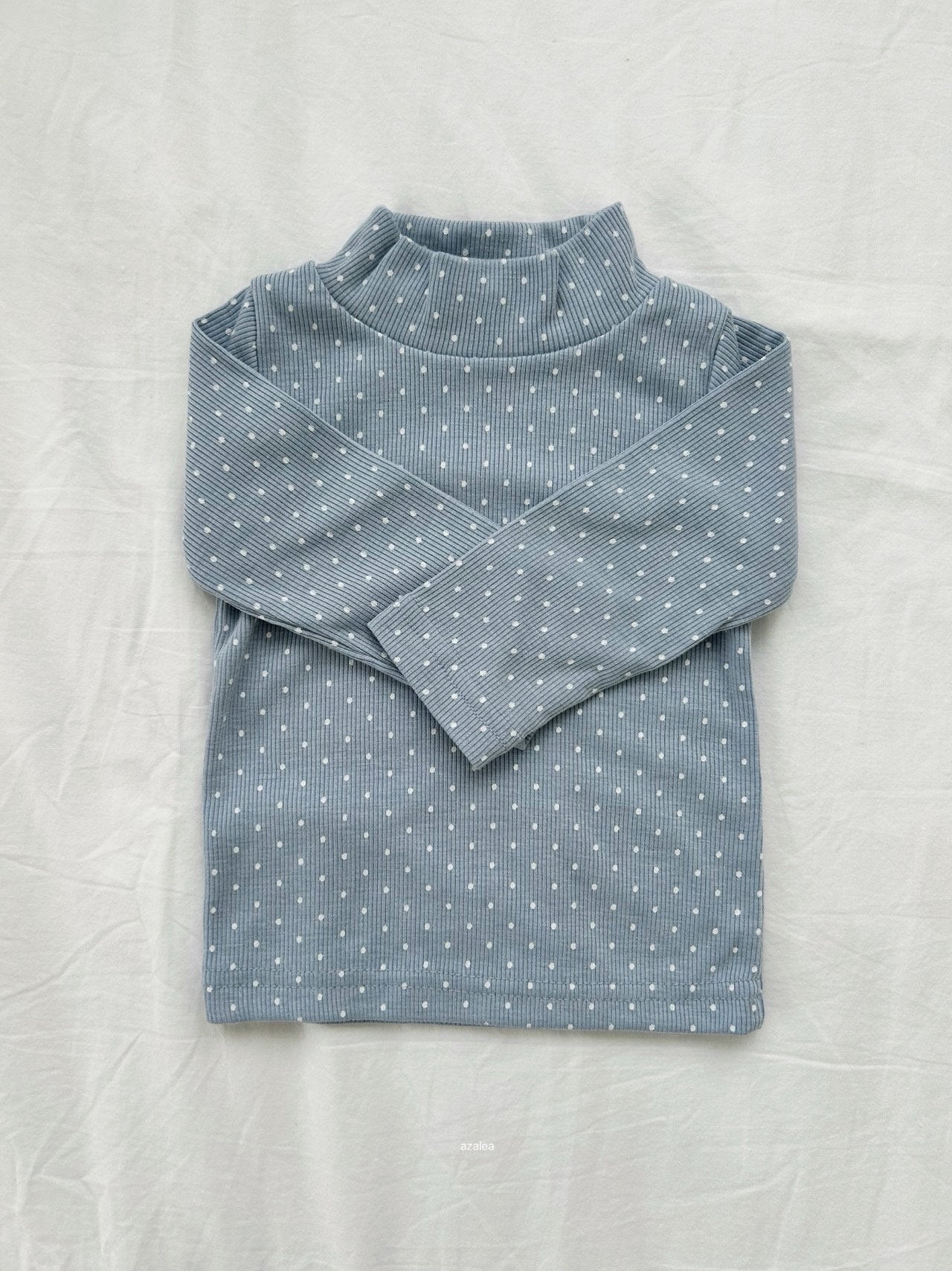 ［azalea］Ghana dot halfneck tops (baby)