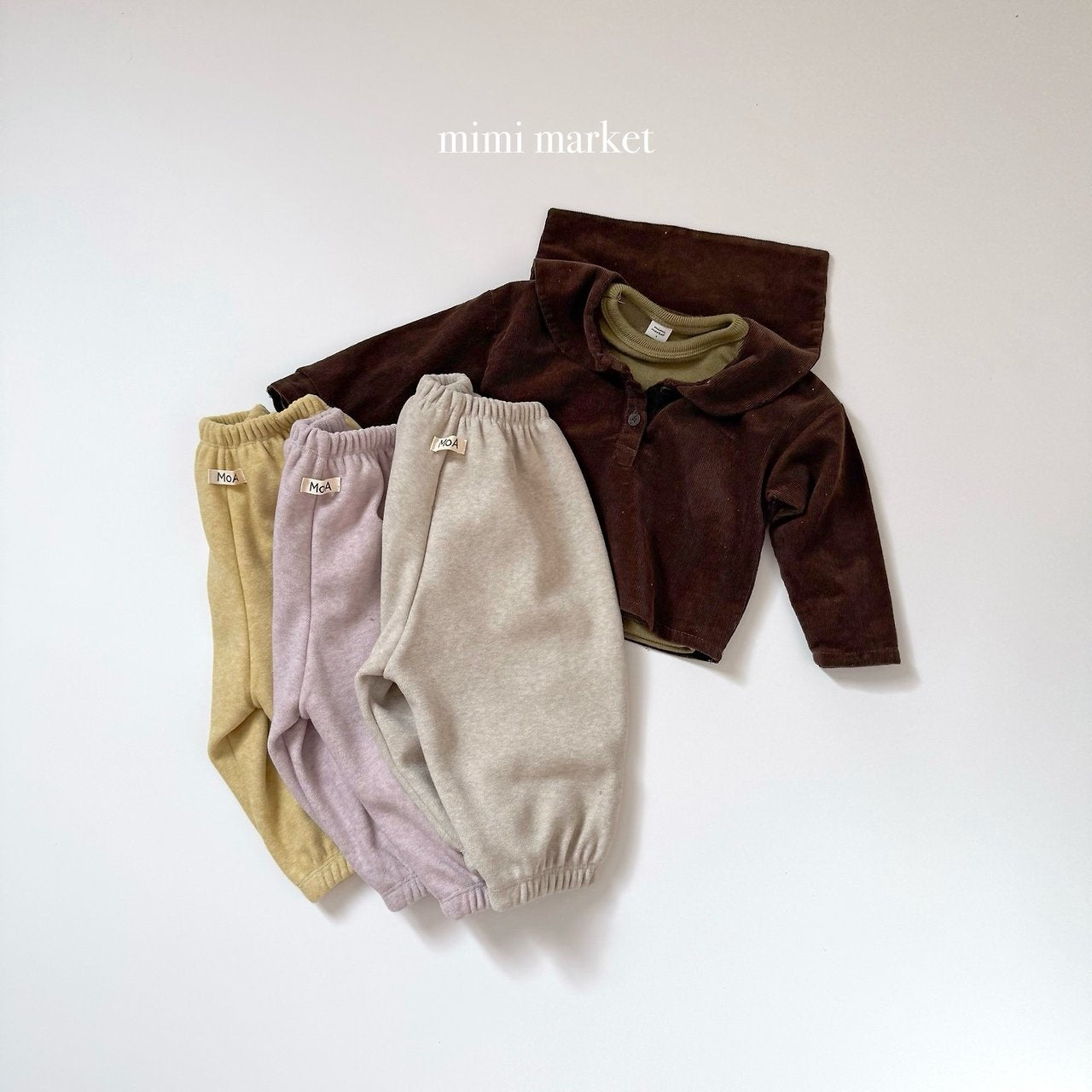 [mimi market] Mink terry pants