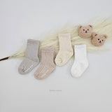 ［bebenine］Butter Knee Socks Set