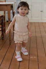 ［bebenine］Enfant frill sleeveless set