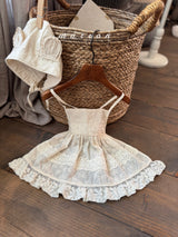 ［marron］Lace long apron
