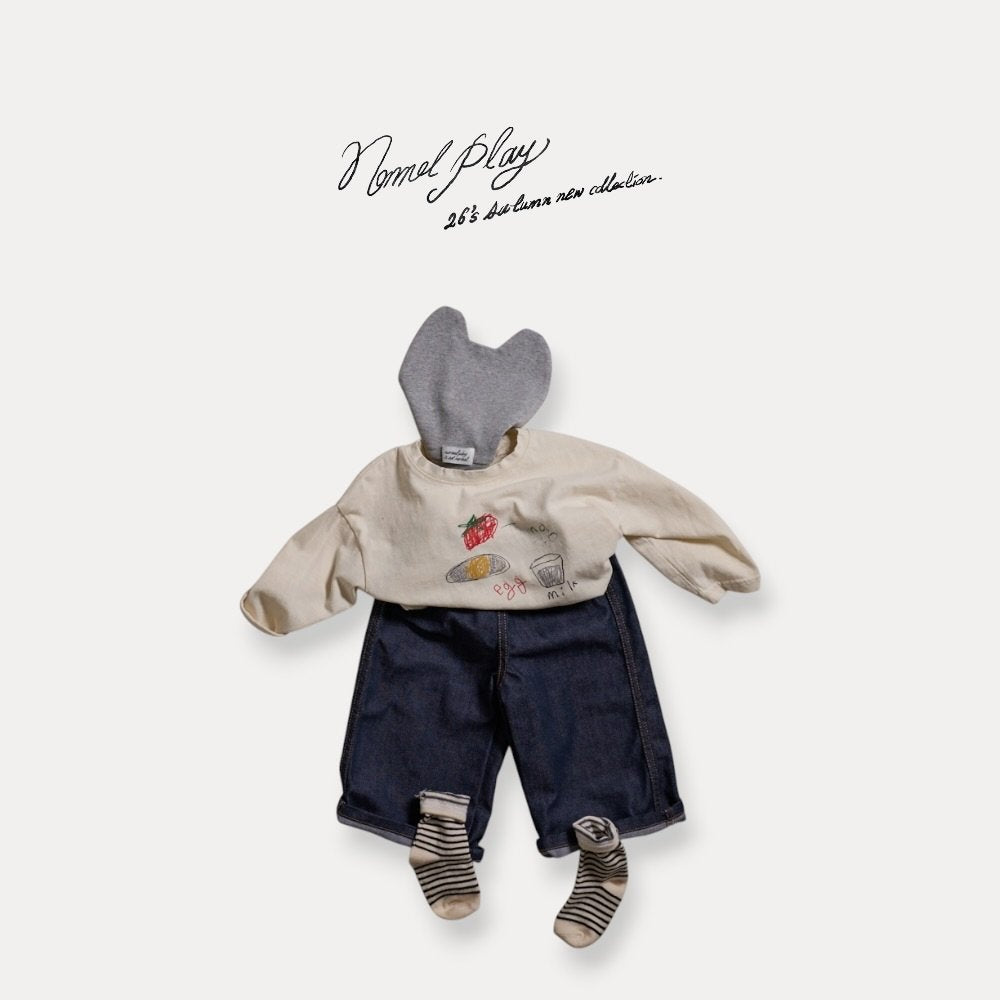 ［normalplay］Baba Non-fade Denim Pants