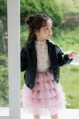 ［azalea］Pie leather jacket (kids)