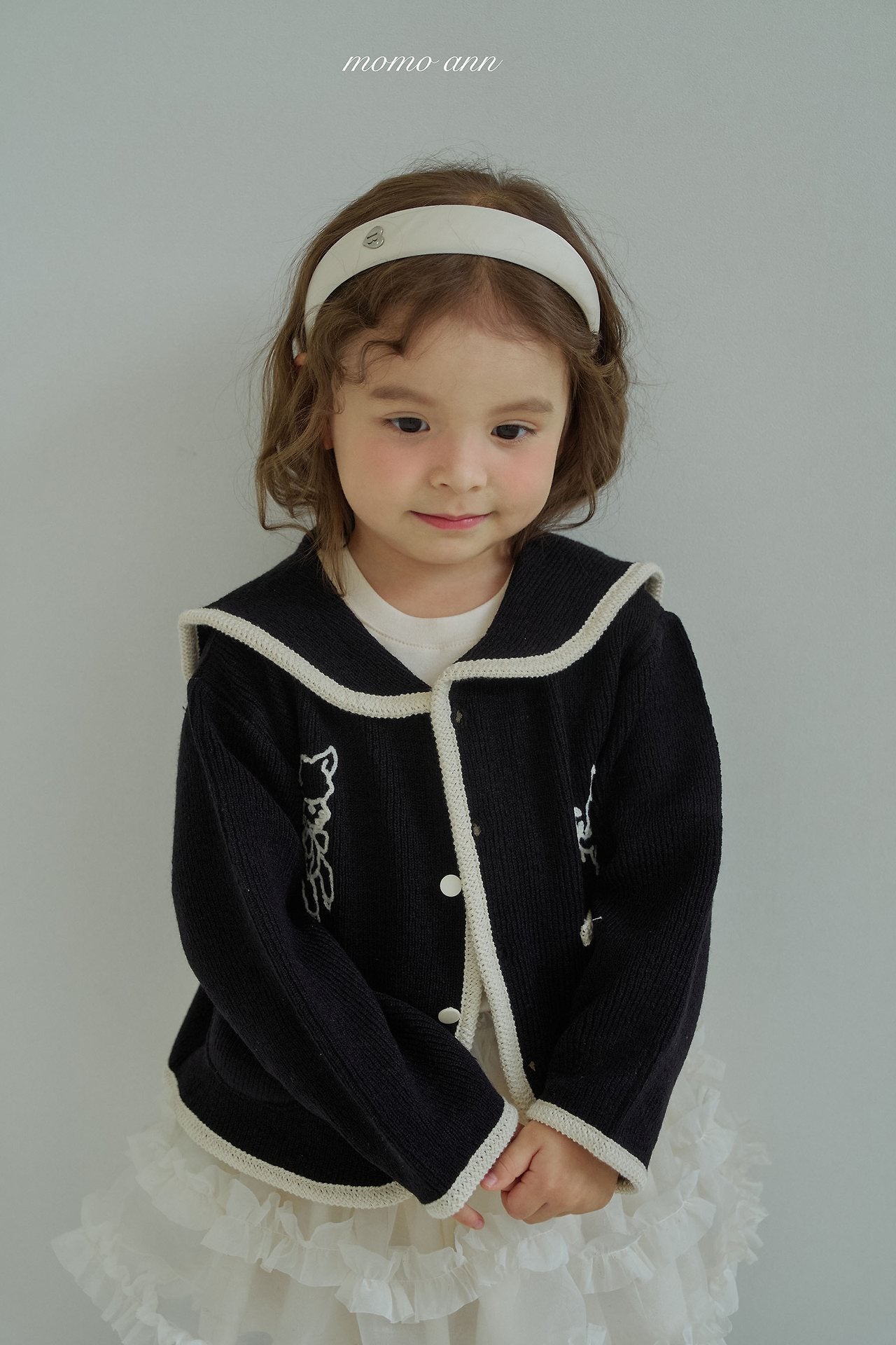 ［momo ann］Jacquard cardigan