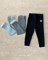 ［momo ann］Wally erib span pants