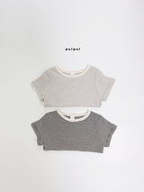 ［puipui］Music stripe tee