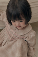 ［The beige］Smock Dress