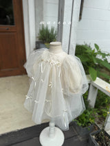 ［marron］Ribbon dress