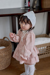 ［marron］Ribbon bonnet