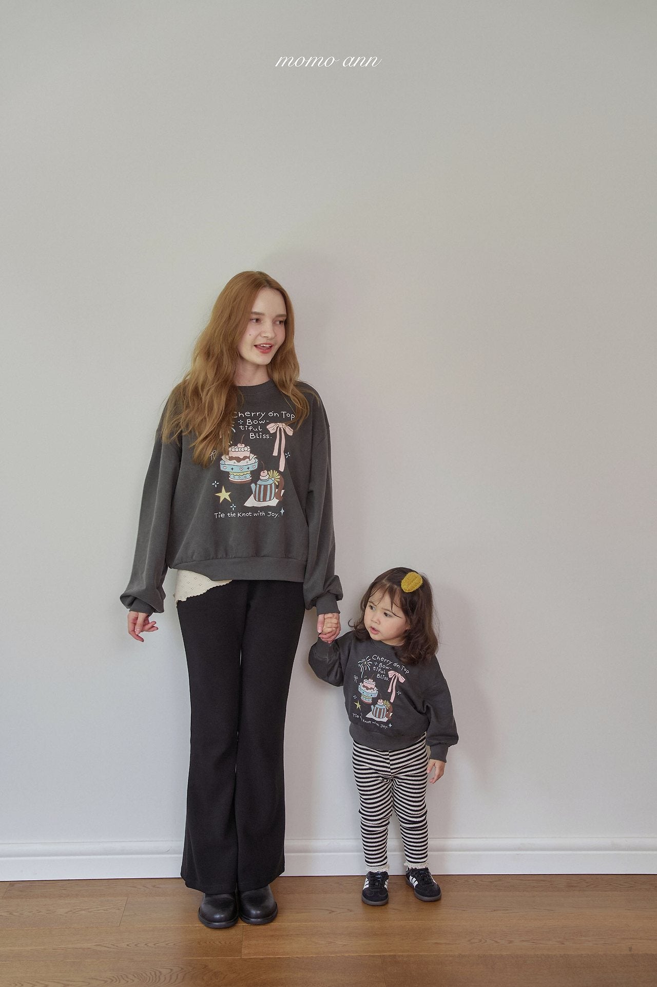 ［momo ann］Wally erib span pants