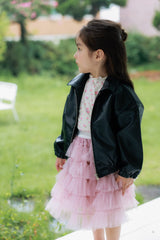 ［azalea］Pie leather jacket (kids)