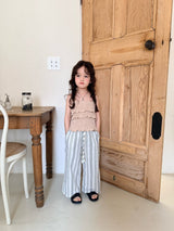 ［comma］Summer stripe long pants