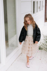［azalea］Pie leather jacket (kids)