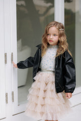 ［azalea］Pie leather jacket (kids)