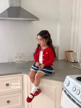 ［second moment］Cherry cardigan & camisole set