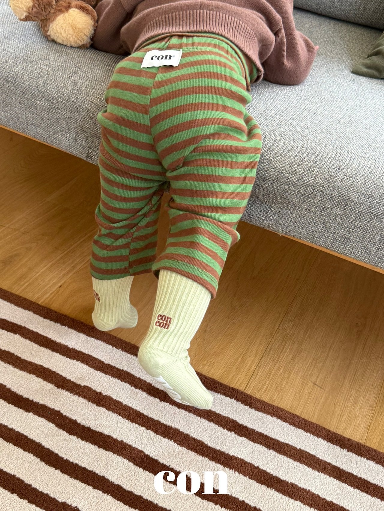 ［con］Color rib socks