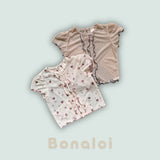 ［Bonaloi］Wave mesh tee