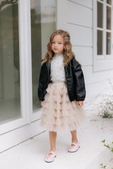 ［azalea］Pie leather jacket (kids)