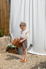 ［perrobebe］Manon wing tee (beige)