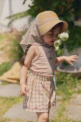 ［OREN］Soleil scarf rattan hat