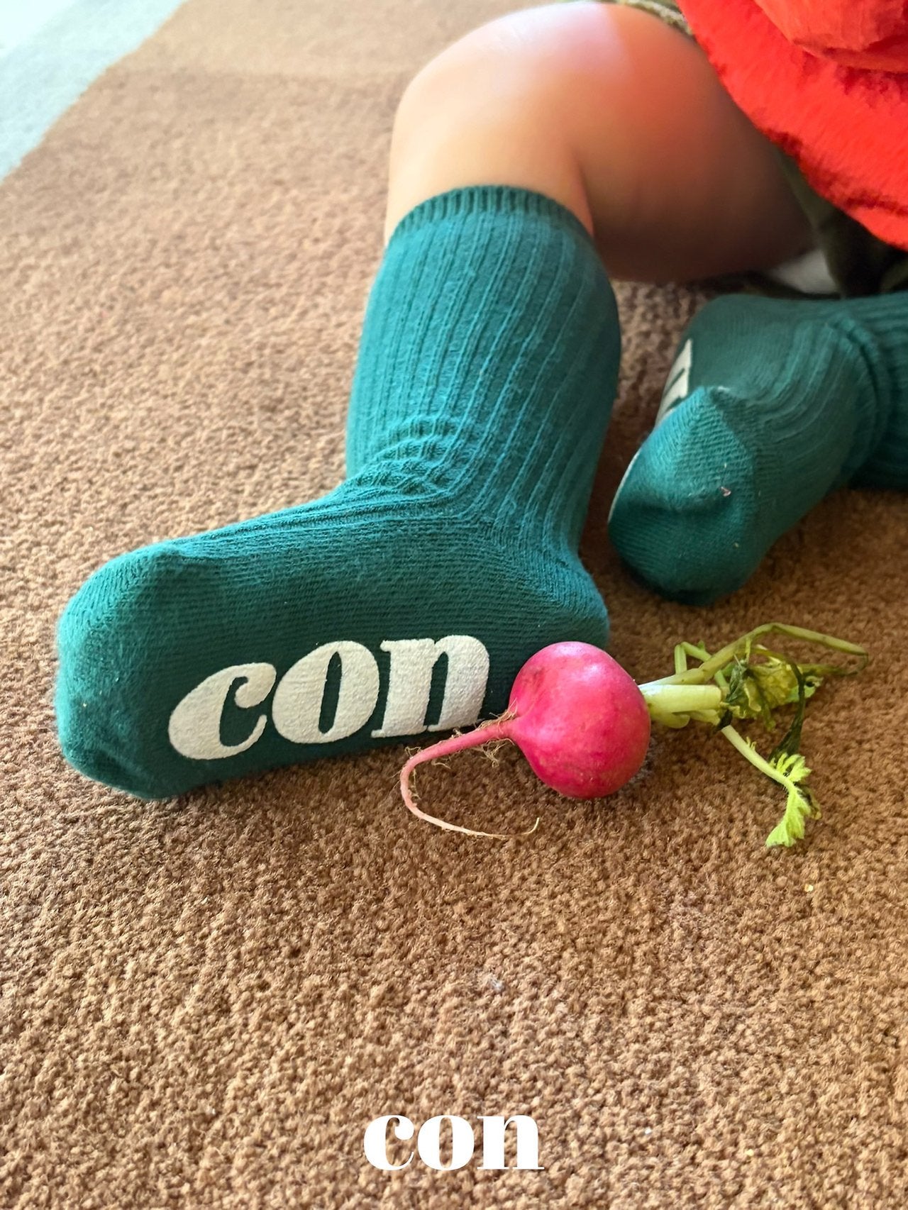 ［con］Color rib socks