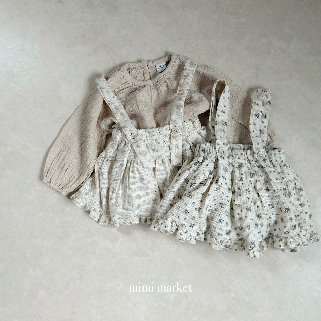 ［mimi market］Lily suspender skirt