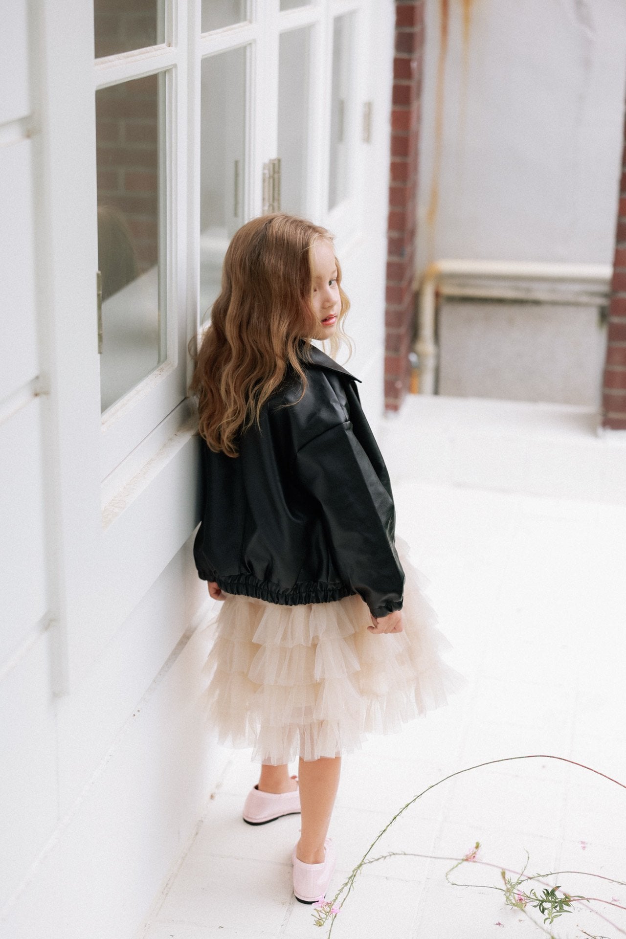 ［azalea］Pie leather jacket (kids)