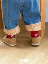 ［con］Color rib socks