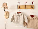 ［valubebe］Waffle collar tee (baby & kids)