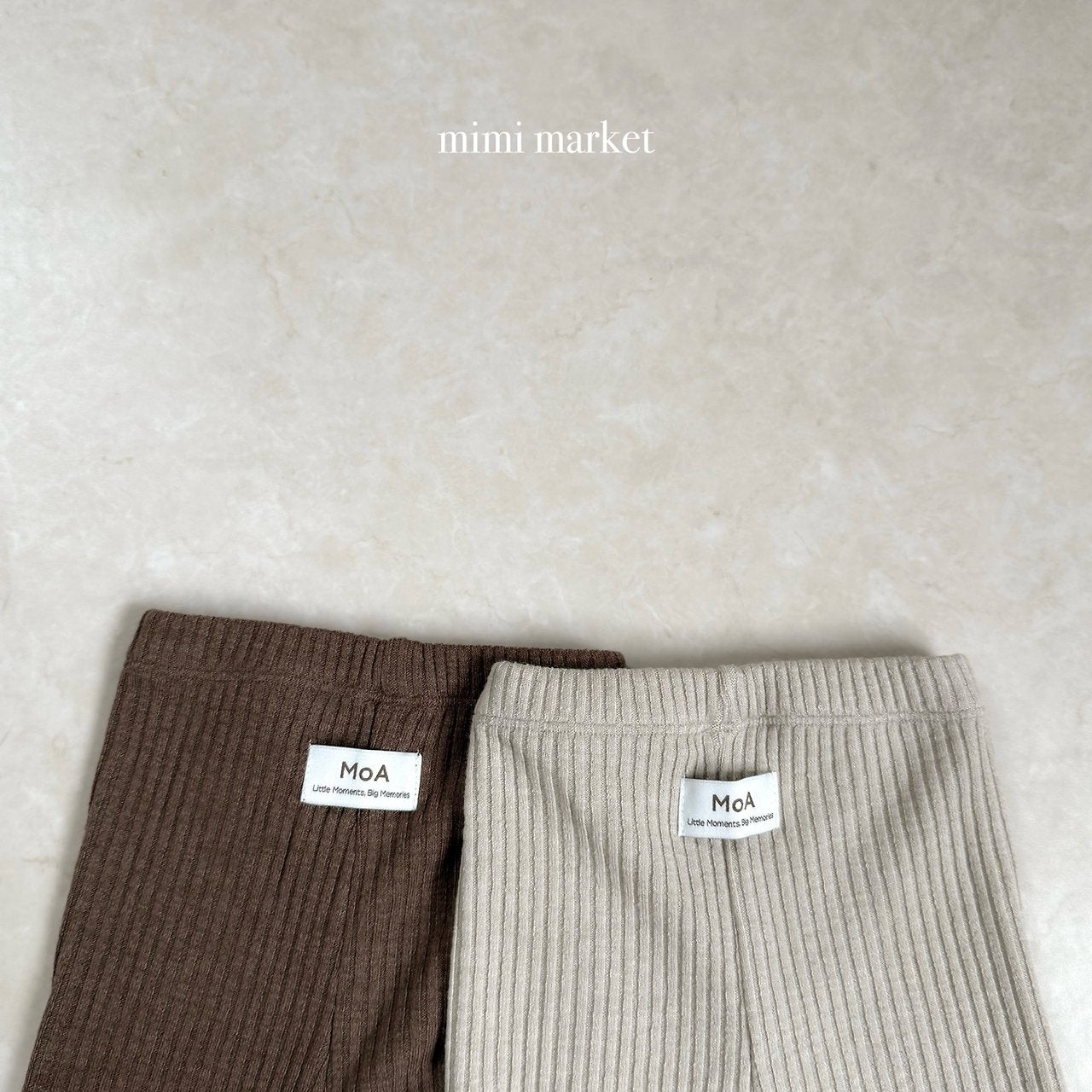 ［mimi market］Clay rib leggings