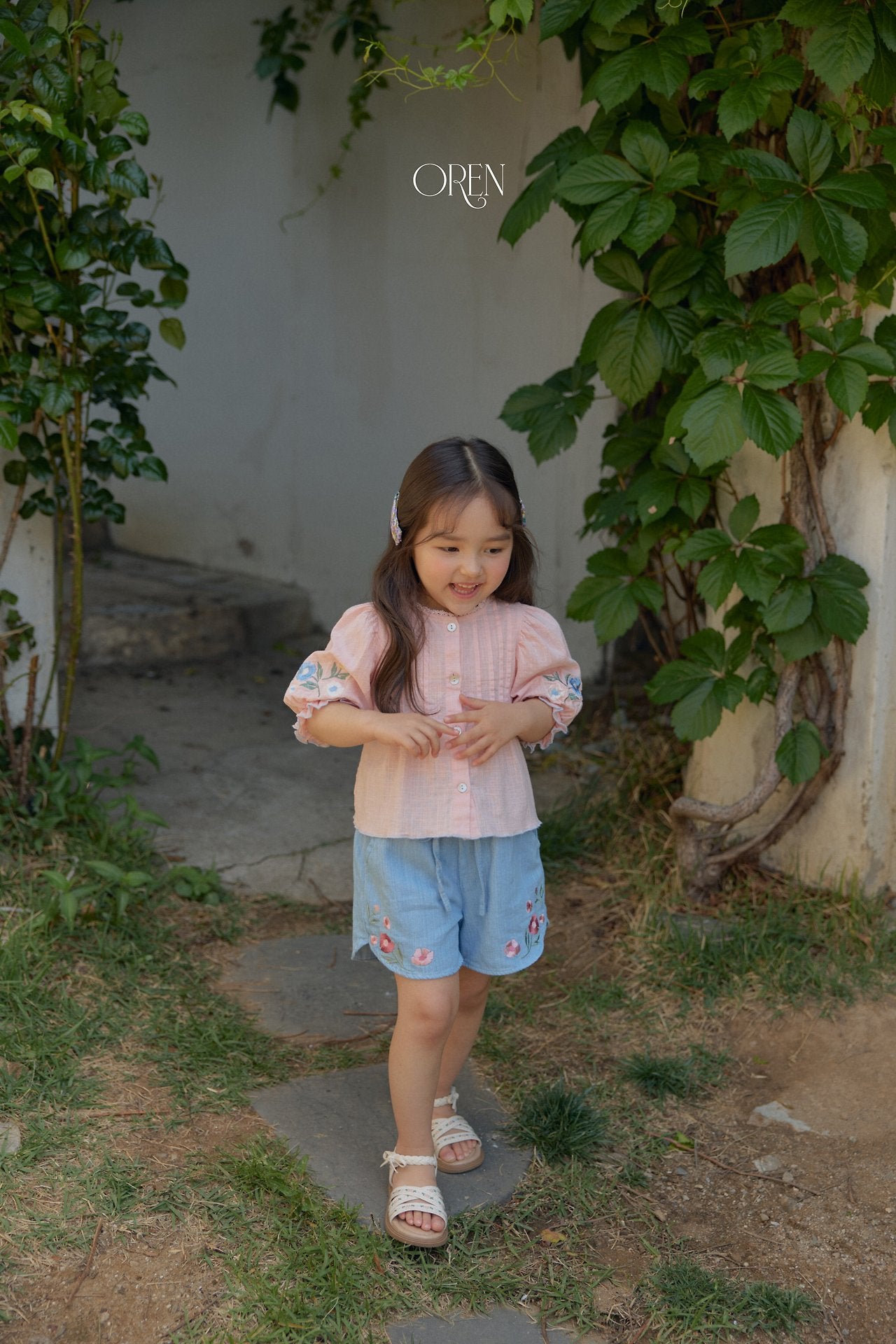 ［OREN］Rosse denim short pants