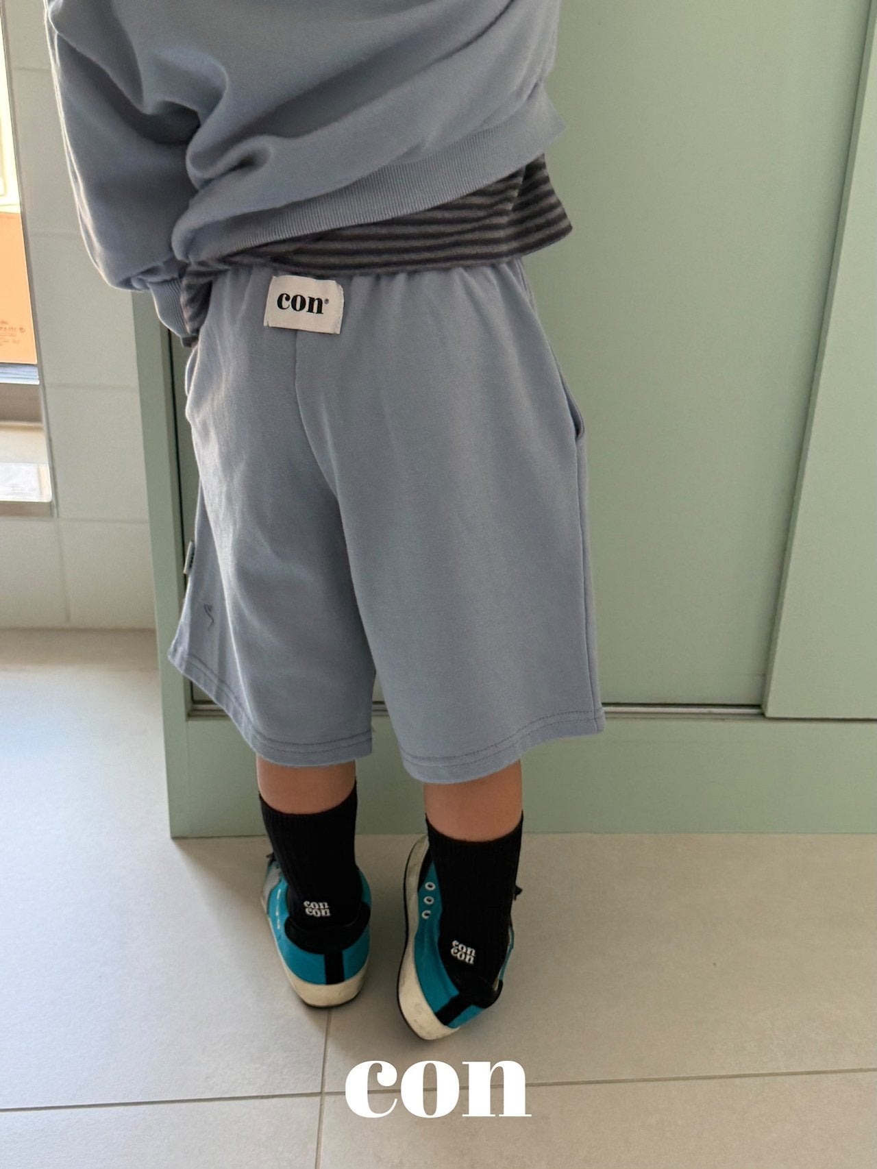 ［con］Color rib socks