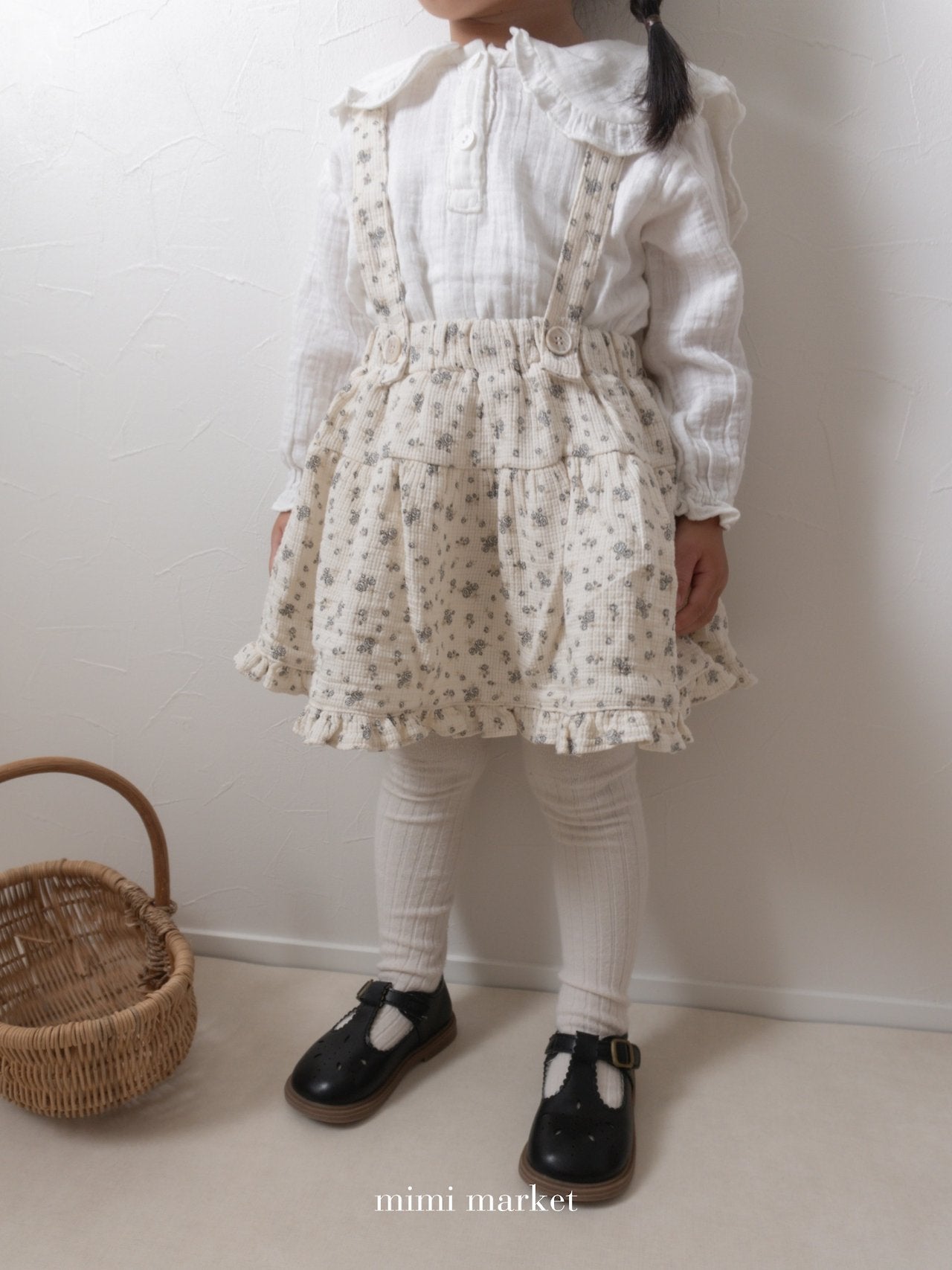 ［mimi market］Lily suspender skirt