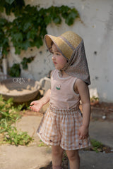 ［OREN］Soleil scarf rattan hat