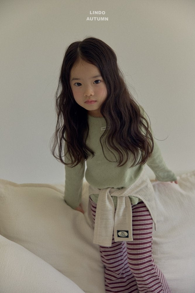 ［LINDO］Rib tie shawl cardigan