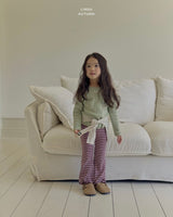 ［LINDO］Rib tie shawl cardigan